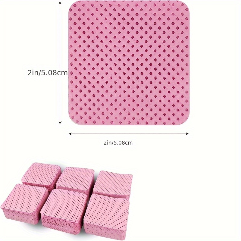 Eyelash Extension Removal - 50 Lint-Free Nail Wipes, Super Absorbent