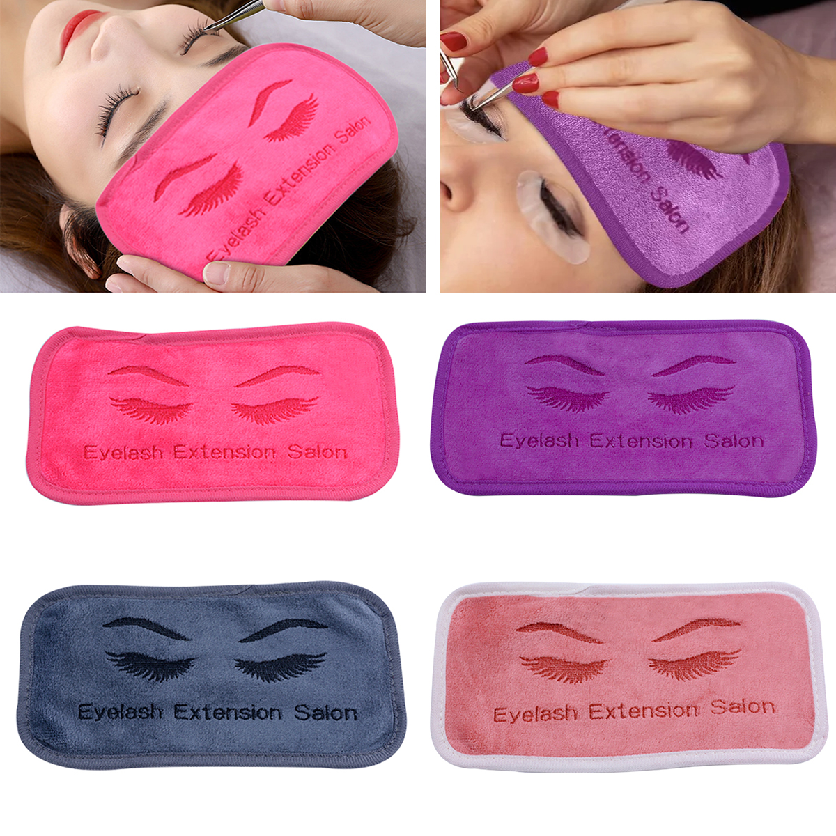 Eyelash Extension Aftercare - Professional Eyelash Extension Forhead Soft Towel