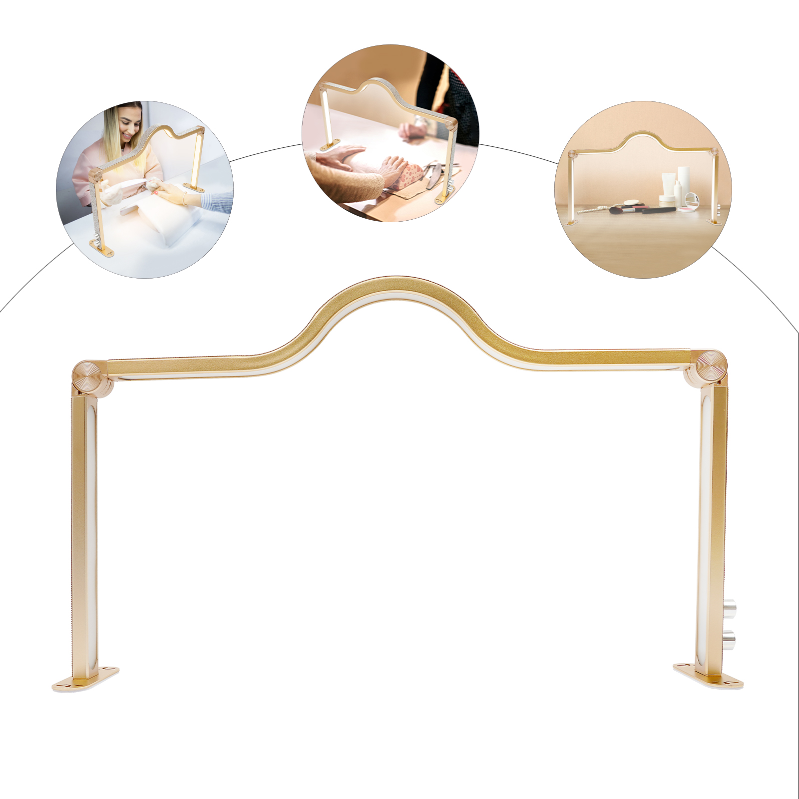 Eyelash Extension Natural - Lash Light, Foldable Nail Tech Light,LED