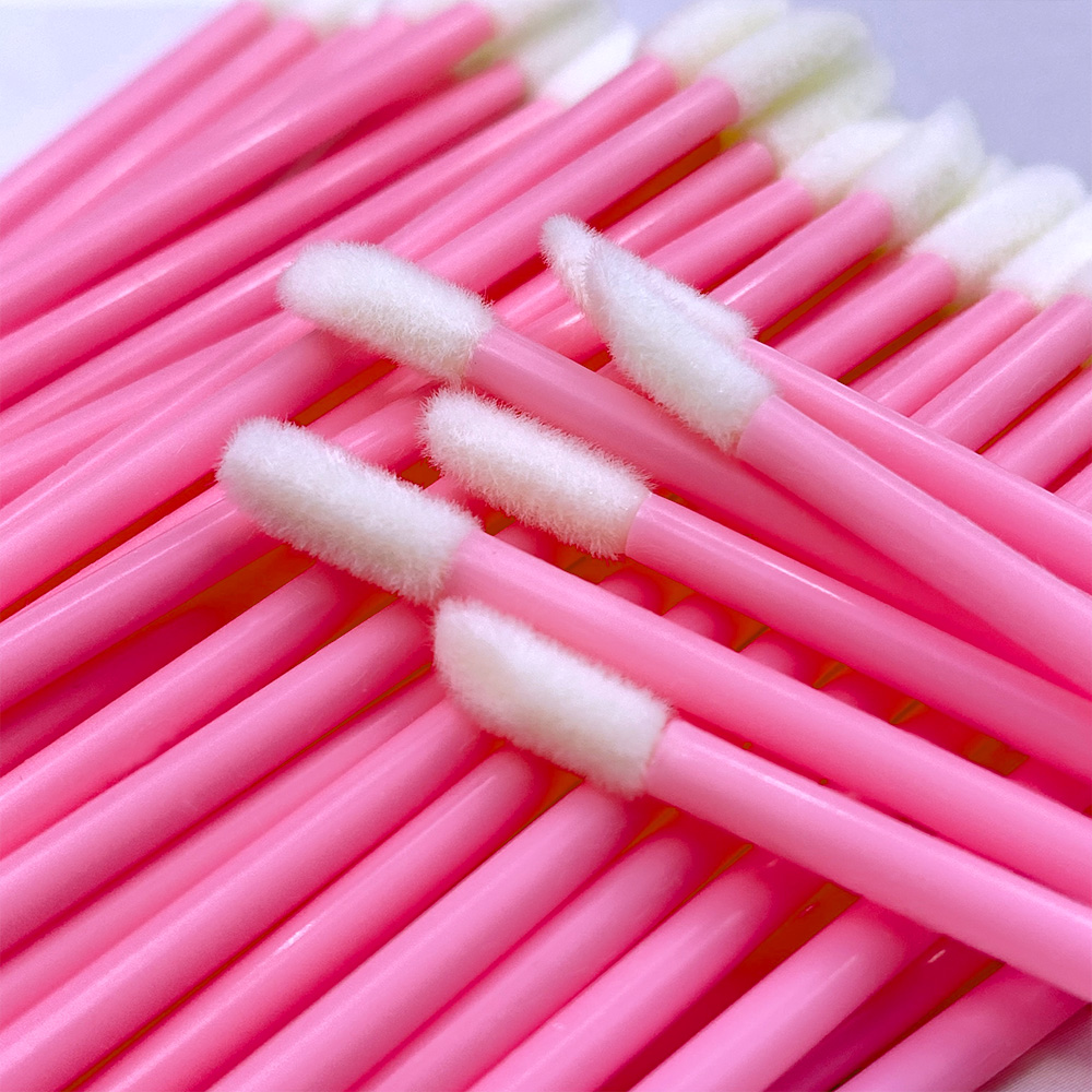 50/500PCS Disposable Lip Brush - Eyelash Extension Natural ulasan dan harga