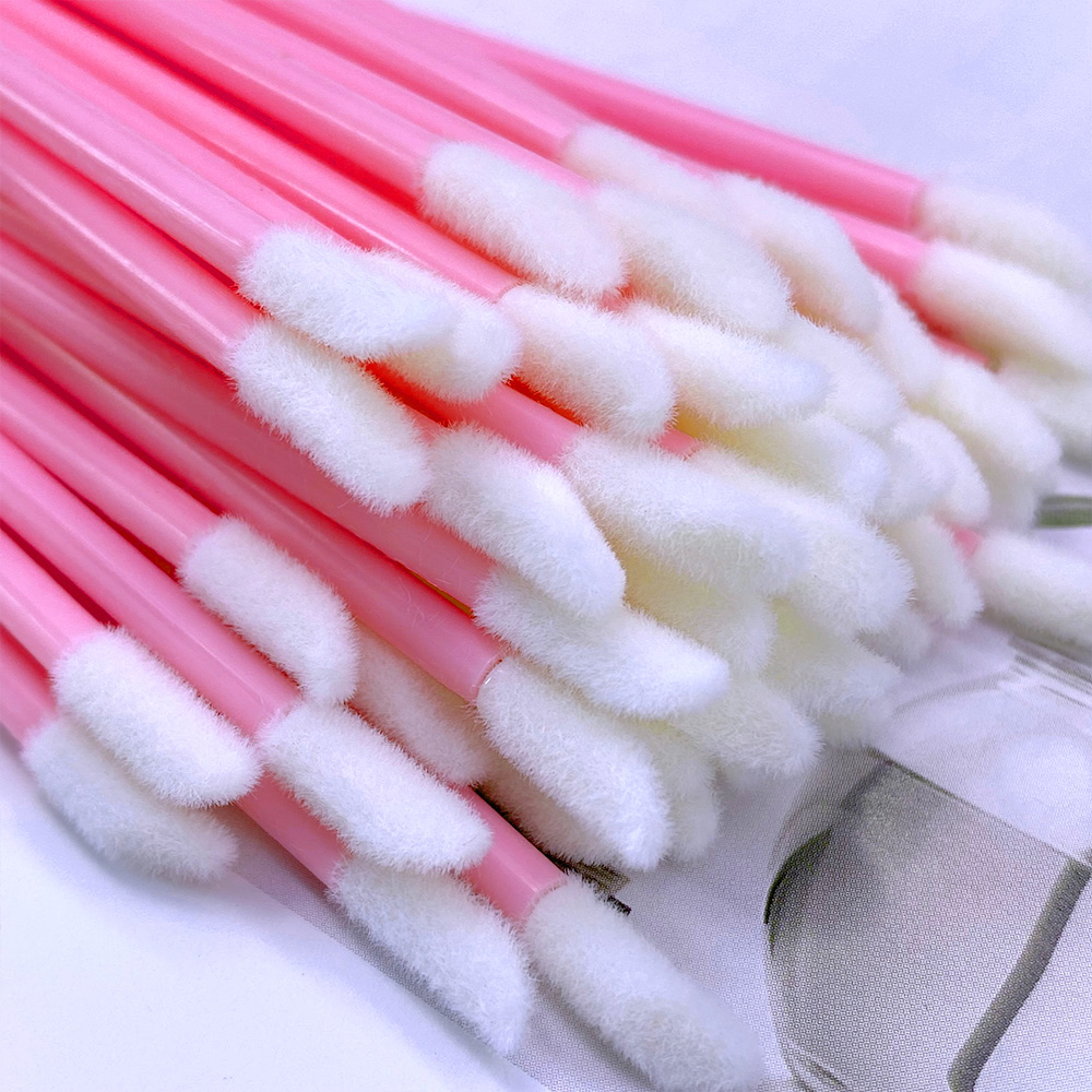 50/500PCS Disposable Lip Brush - Eyelash Extension Natural ulasan dan harga