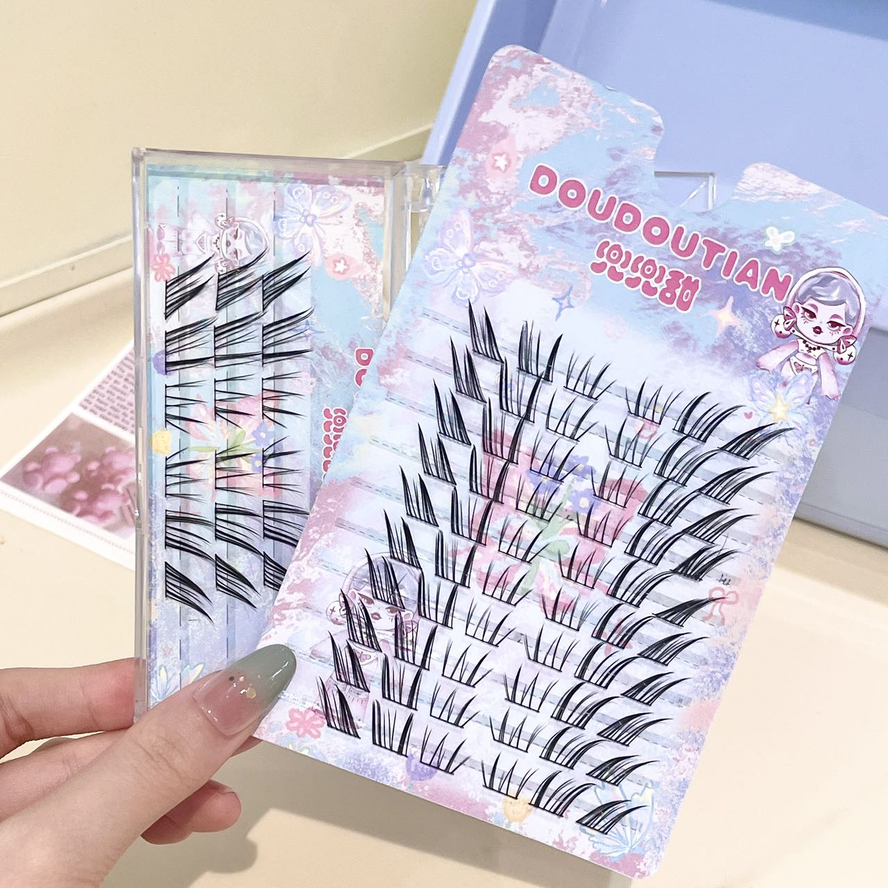 Doudoutian Cool Cat Slanted Fa - Eyelash Extension Natural ulasan dan harga