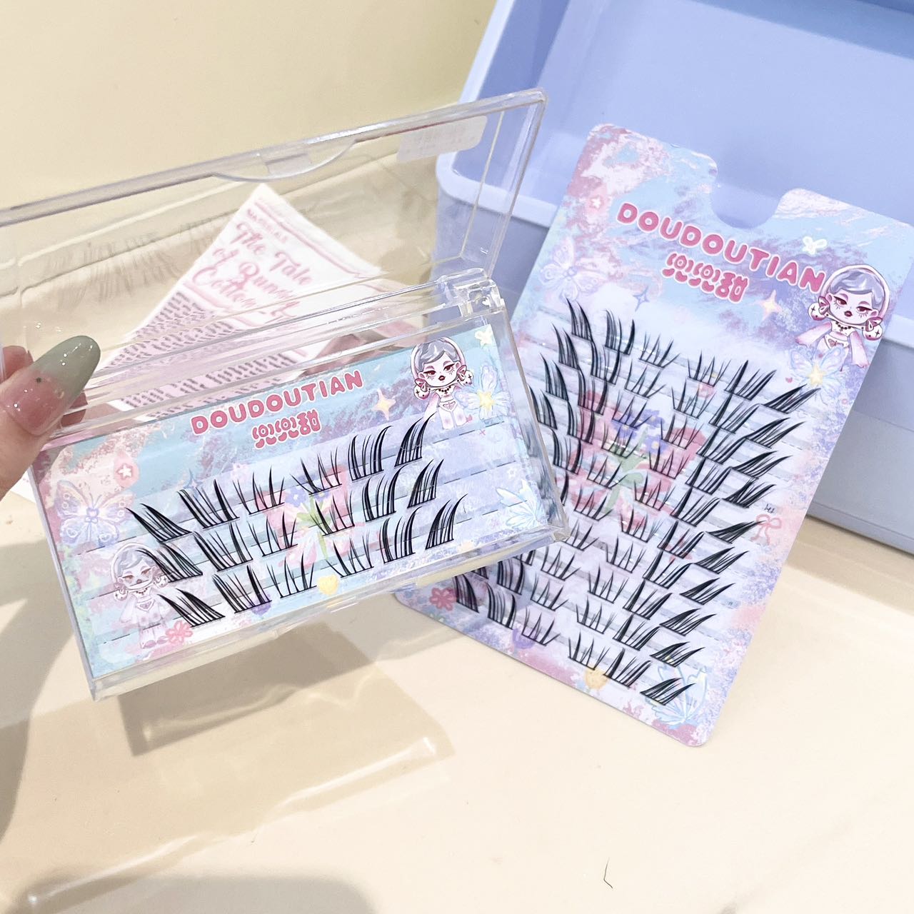 Doudoutian Cool Cat Slanted Fa - Eyelash Extension Natural ulasan dan harga