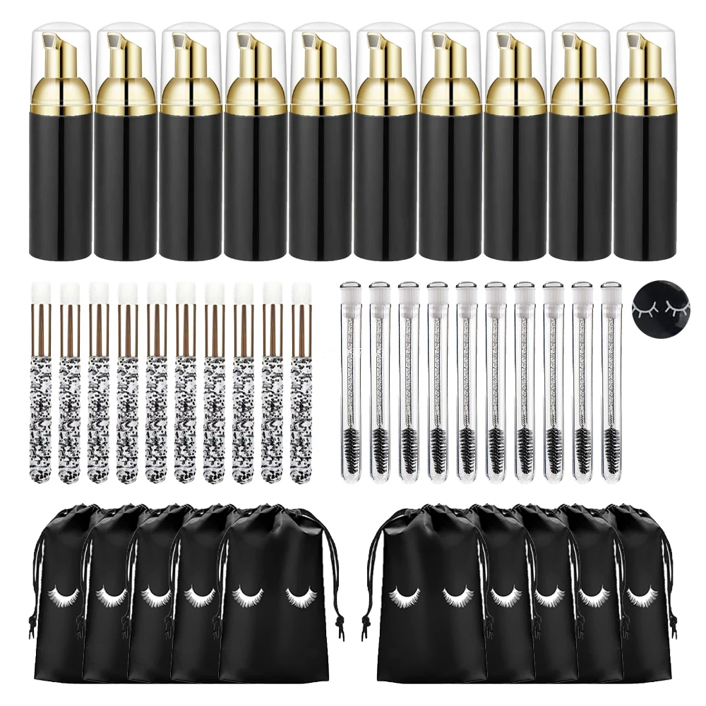 40Pcs Eyelash Cleaning Tool Se - Eyelash Extension Aftercare ulasan dan harga