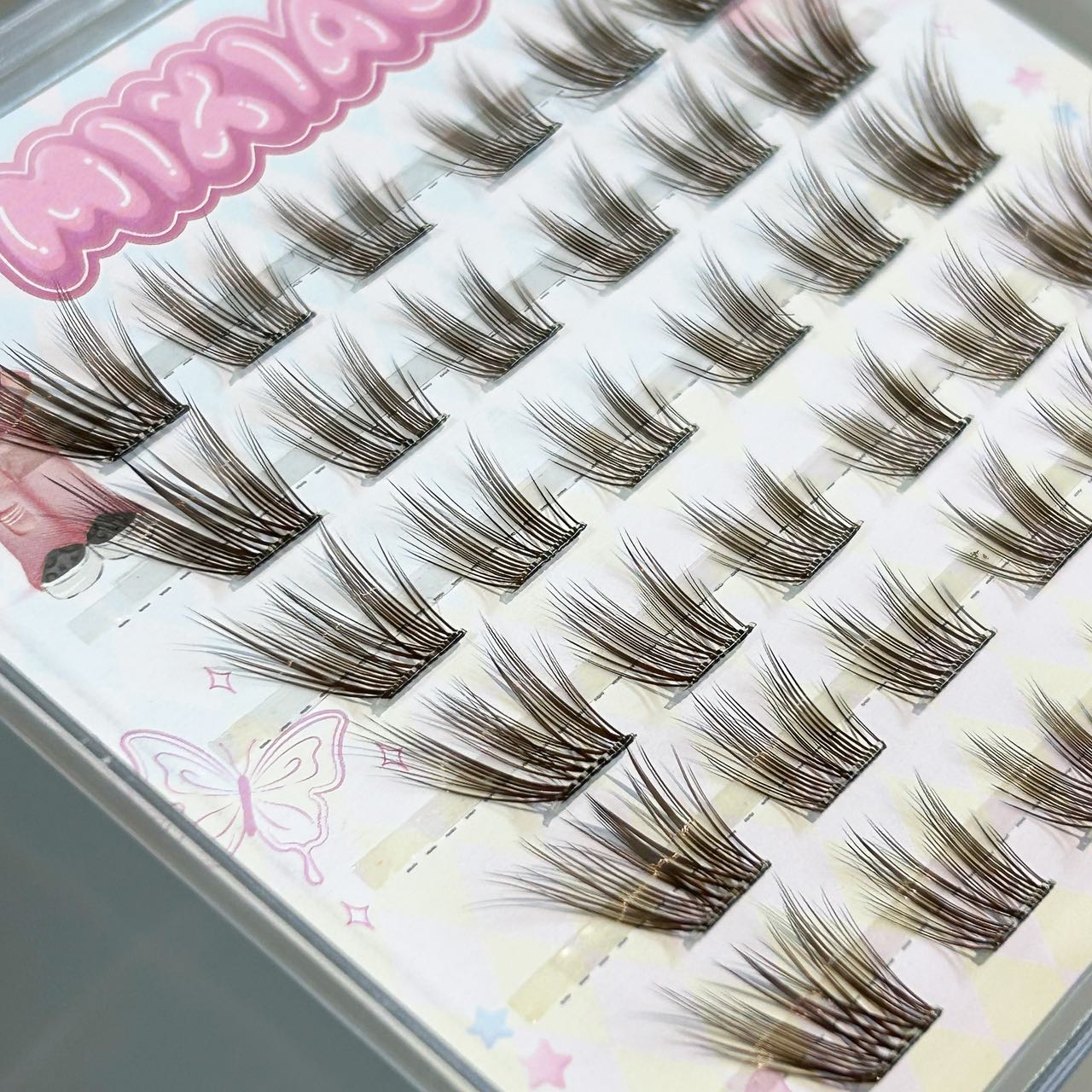 Mixiaohe Black Brown Glue-Free - Eyelash Extension Natural ulasan dan harga