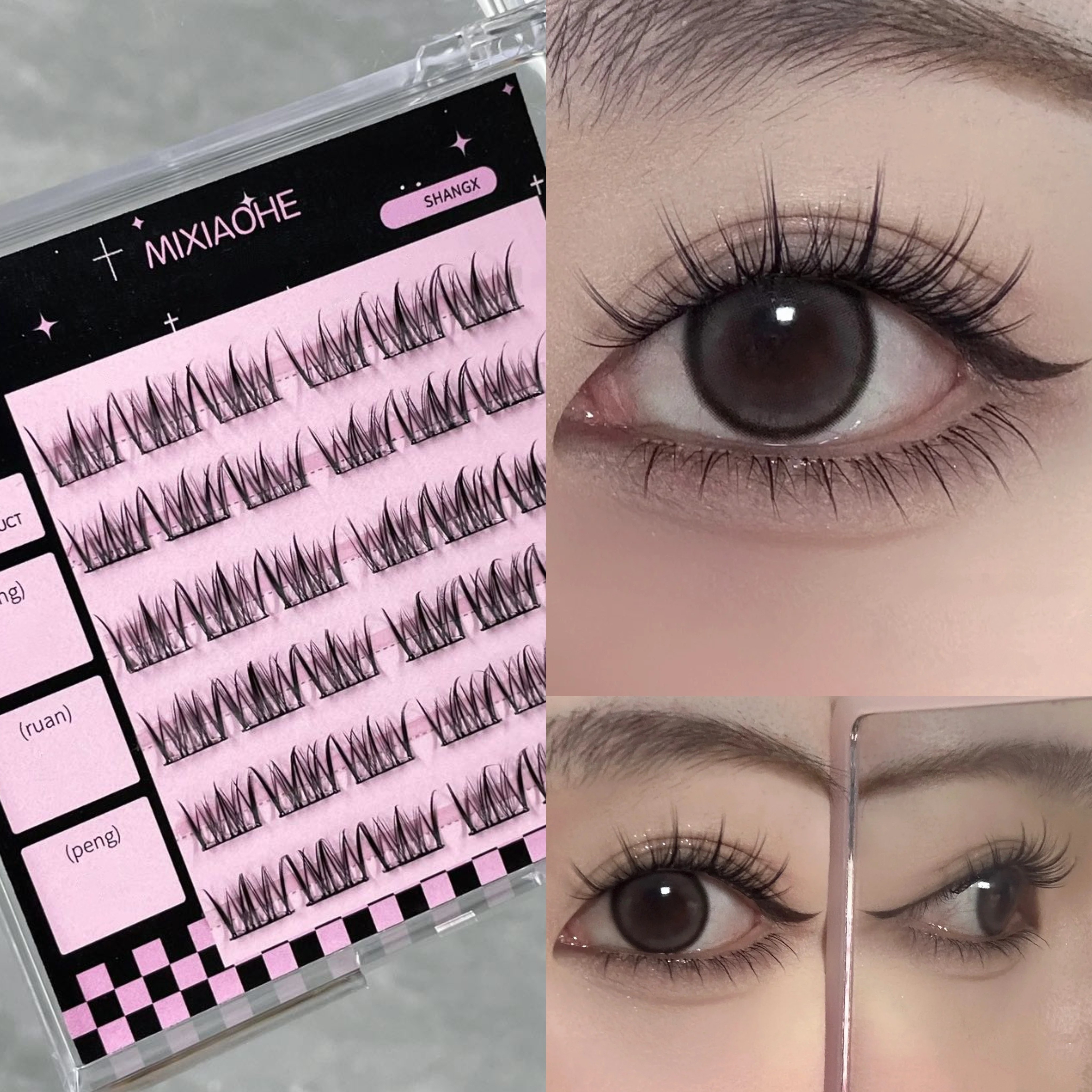 Mixiaohe Korean Pure Style Clu - Eyelash Extension Natural ulasan dan harga