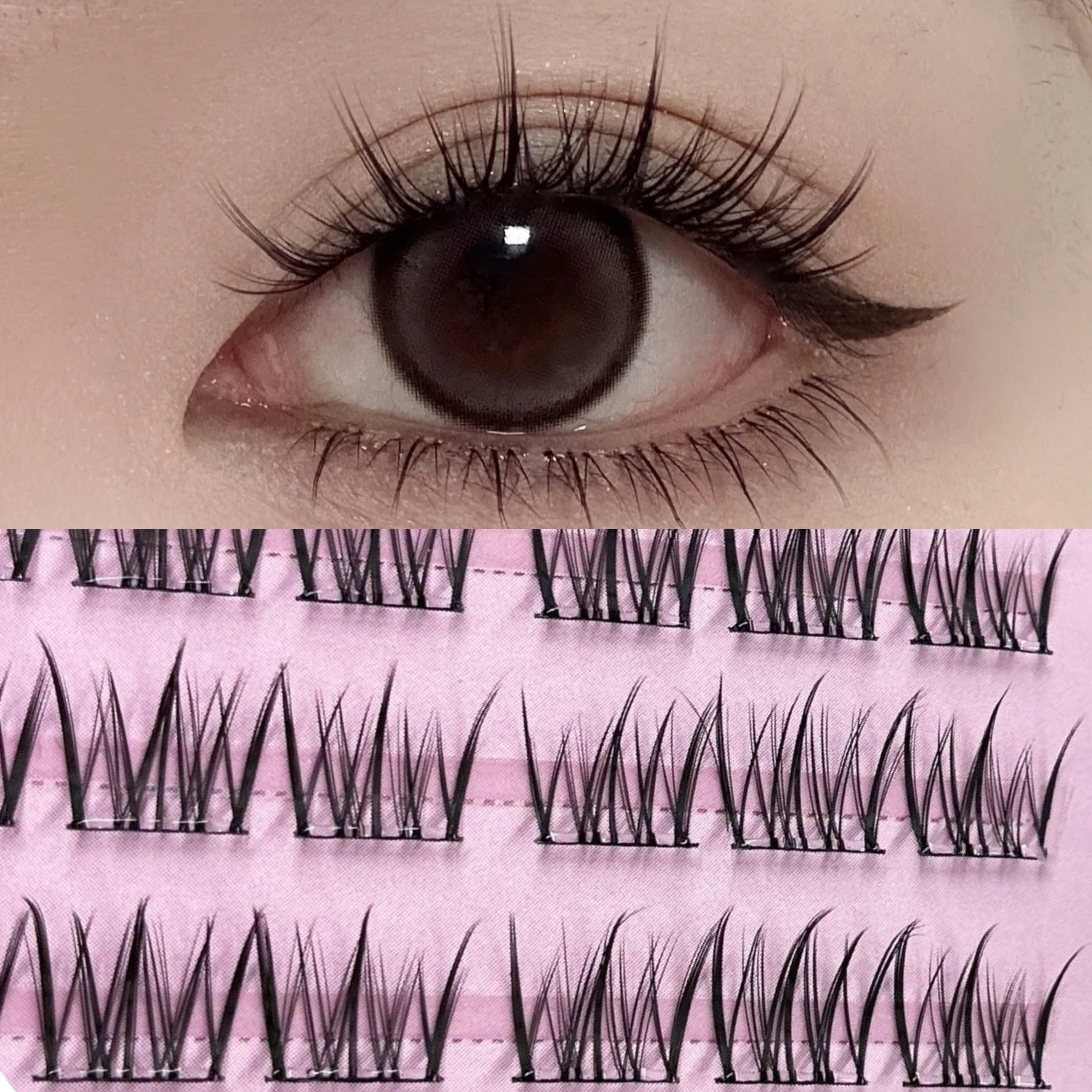 Mixiaohe Korean Pure Style Clu - Eyelash Extension Natural ulasan dan harga