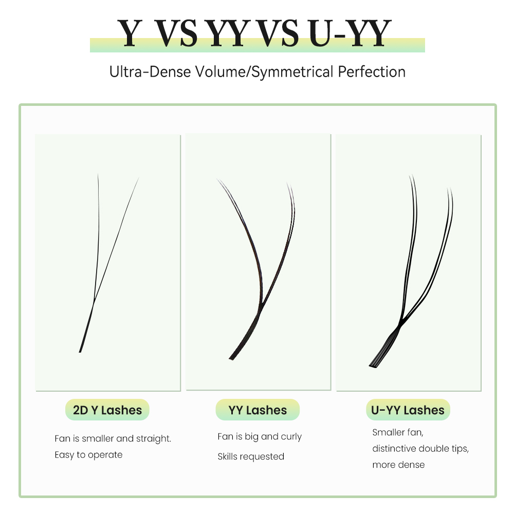 Yelix Y/YY Lashes Double Tips  - Eyelash Extension Double Volume ulasan dan harga