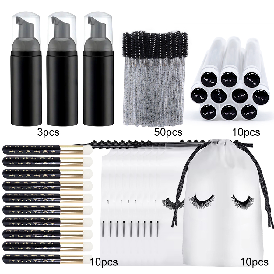 83PCS Lash Shampoo Bottles Bru - Eyelash Extension Aftercare ulasan dan harga