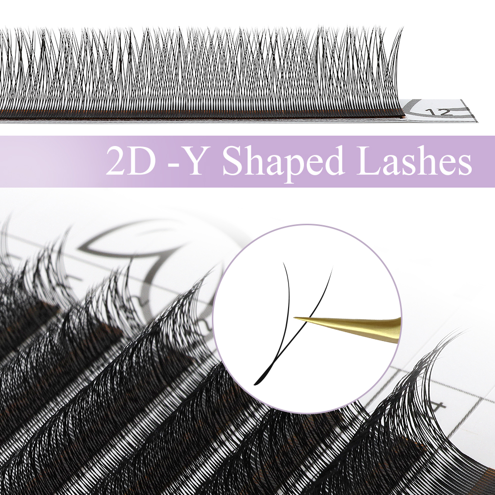 SAKURAHANA 2D YY Lashes Double - Eyelash Extension Double Volume ulasan dan harga