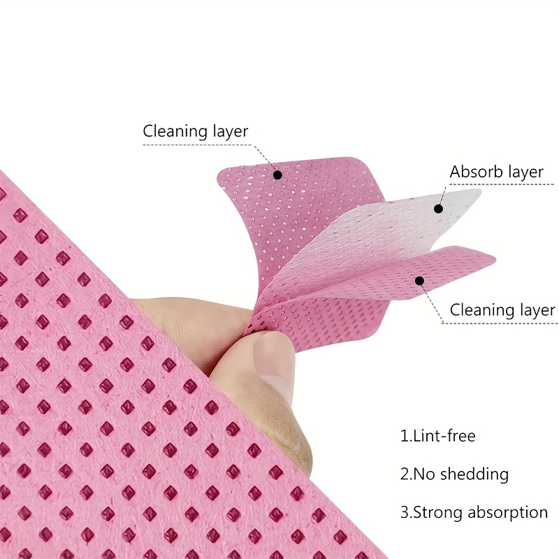50 Lint-Free Nail Wipes, Super - Eyelash Extension Removal ulasan dan harga