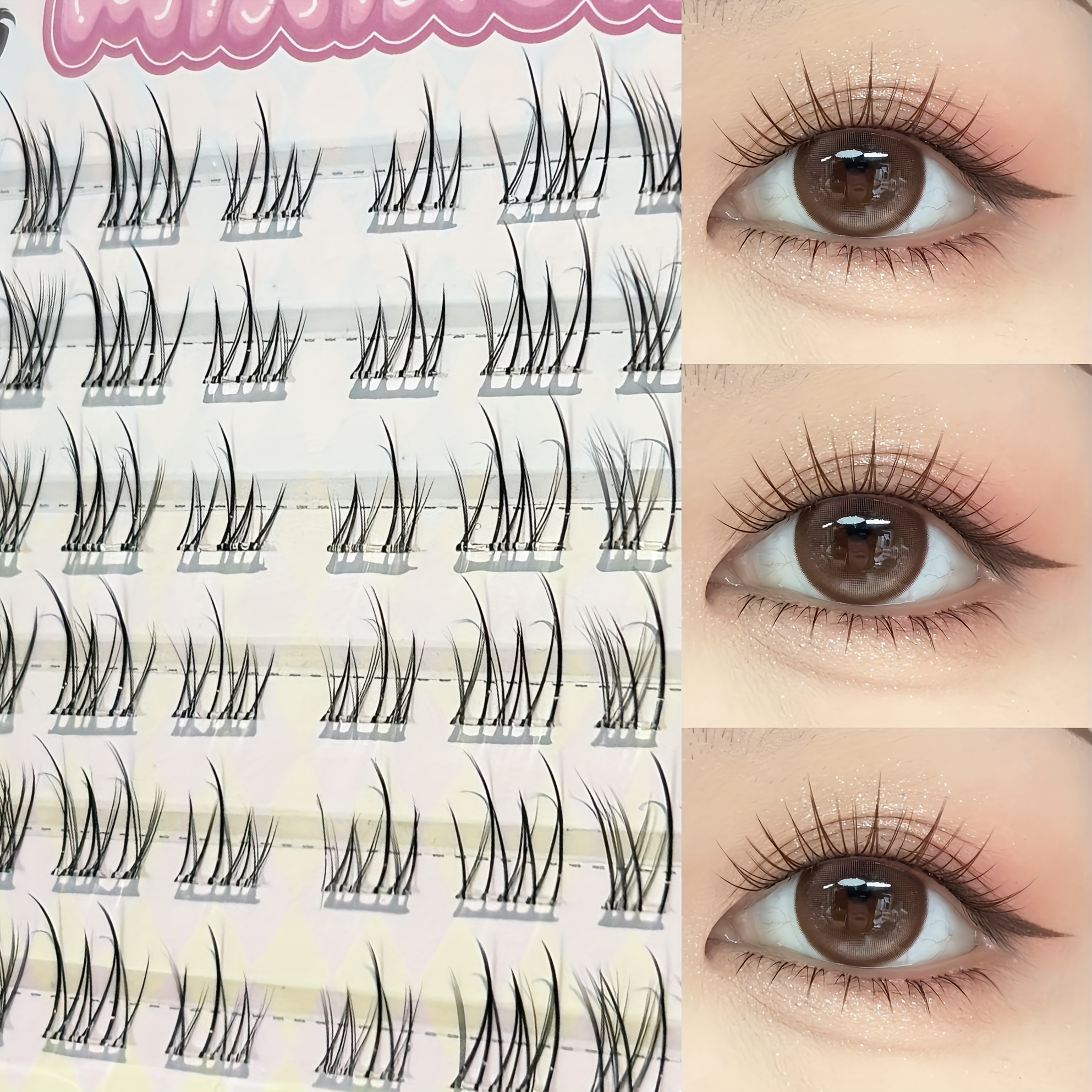 Mixiaohe Glue-Free Natural Las - Eyelash Extension Natural ulasan dan harga