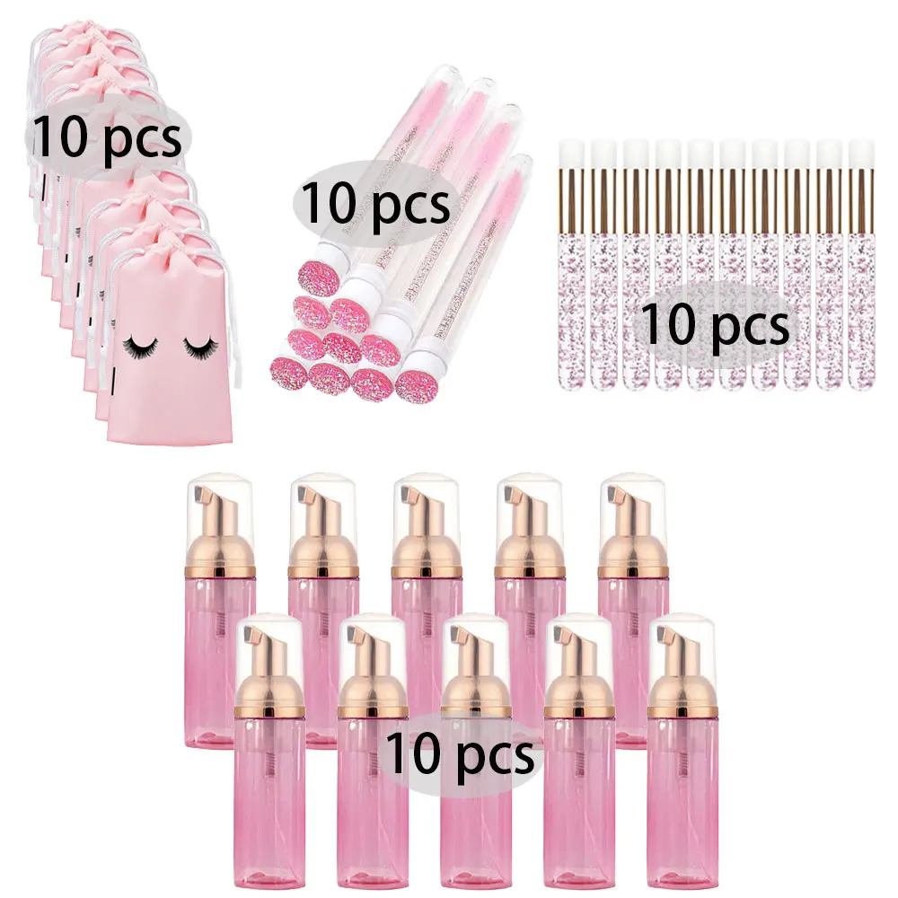 20/40PCS Suit 60ML Empty Pump  - Eyelash Extension Aftercare ulasan dan harga