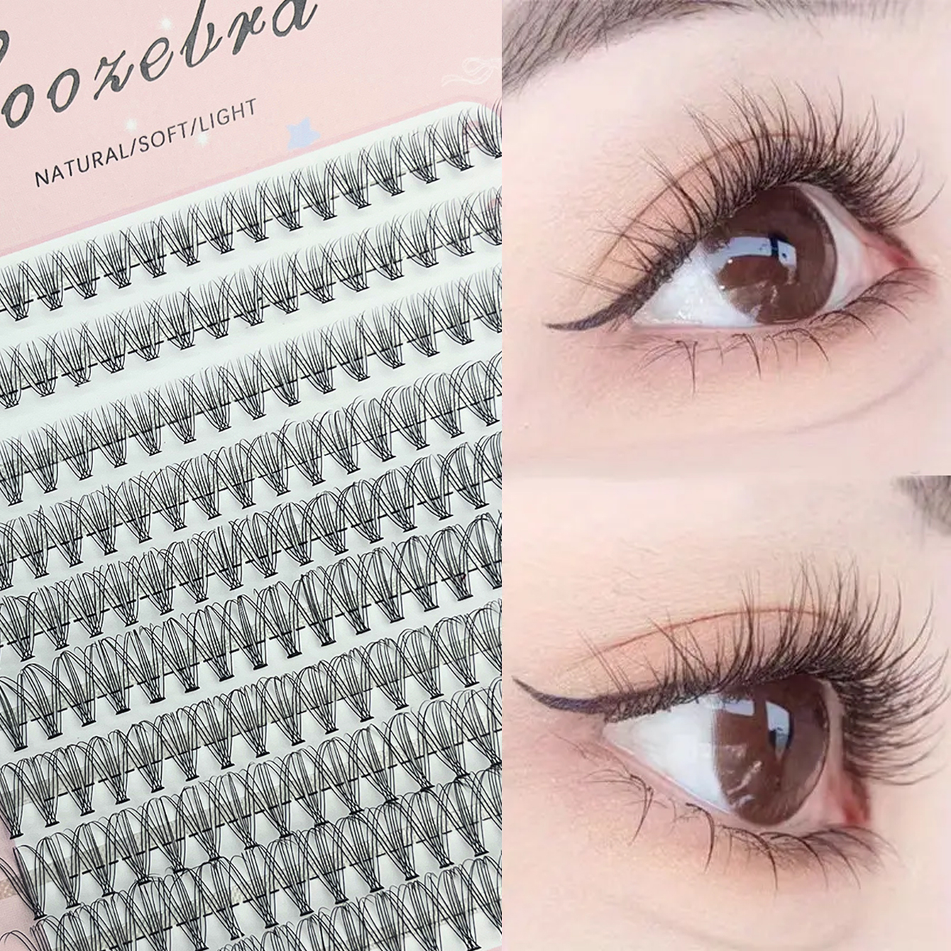 200pcs Individual DIY Eyelash  - Eyelash Extension Natural ulasan dan harga
