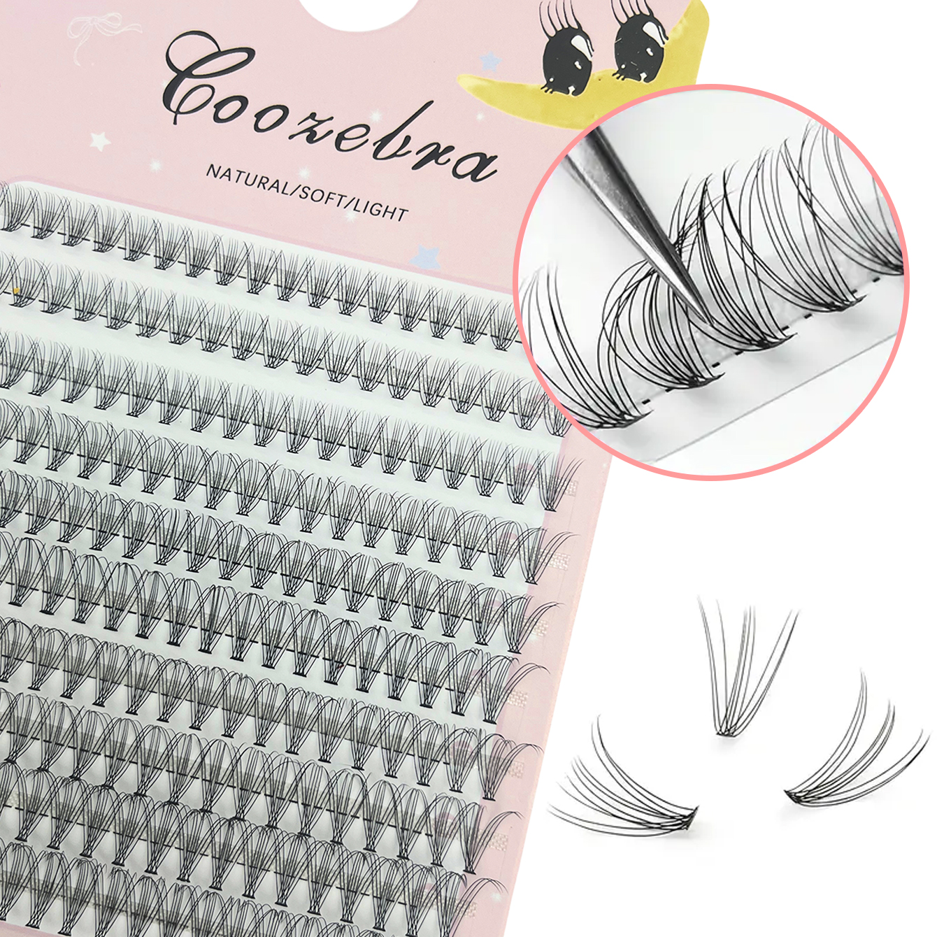 200pcs Individual DIY Eyelash  - Eyelash Extension Natural ulasan dan harga
