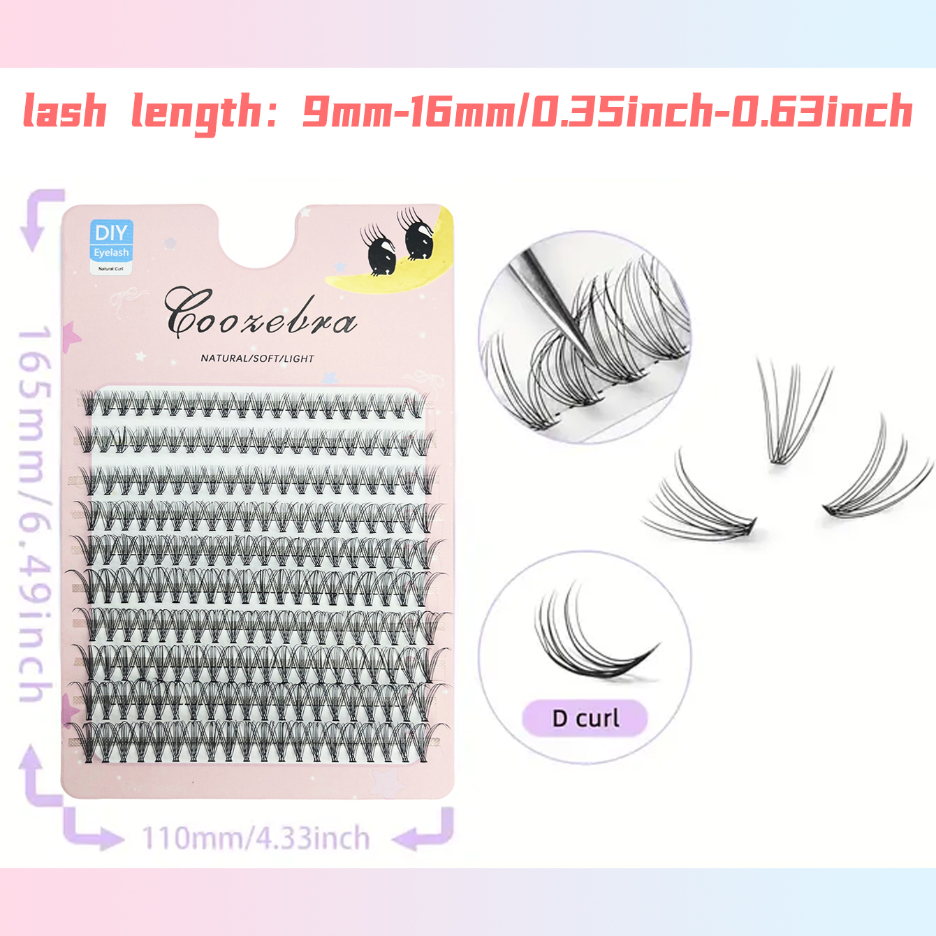 200pcs Individual DIY Eyelash  - Eyelash Extension Natural ulasan dan harga