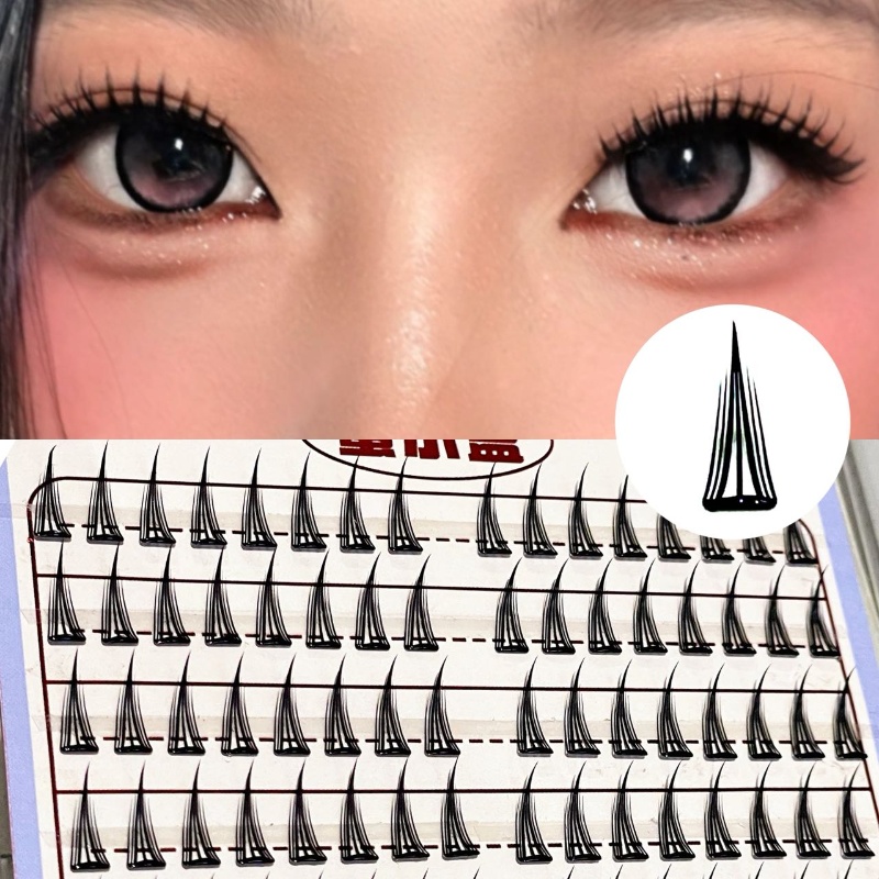 Mixiaohe Glue-Free Thin Slice  - Eyelash Extension Natural ulasan dan harga