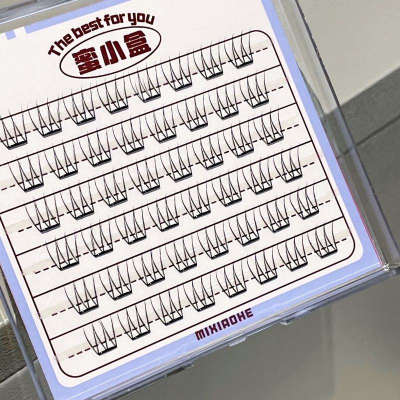 Mixiaohe Glue-Free Thin Slice  - Eyelash Extension Natural ulasan dan harga