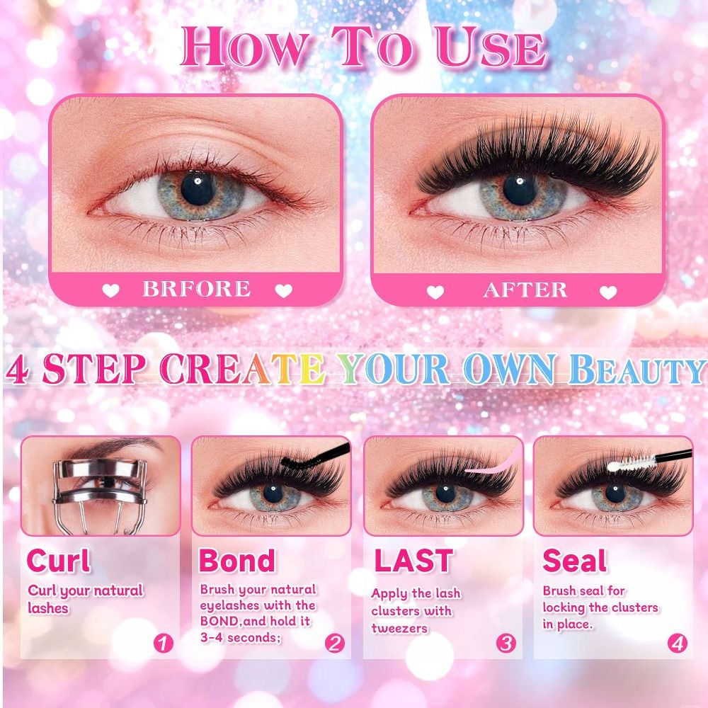Natural Look False Eyelashes W - Eyelash Extension Natural ulasan dan harga