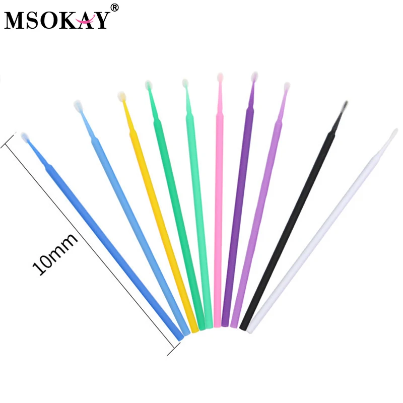 100Pcs Eyelash Cleaning Brush  - Eyelash Extension Removal ulasan dan harga