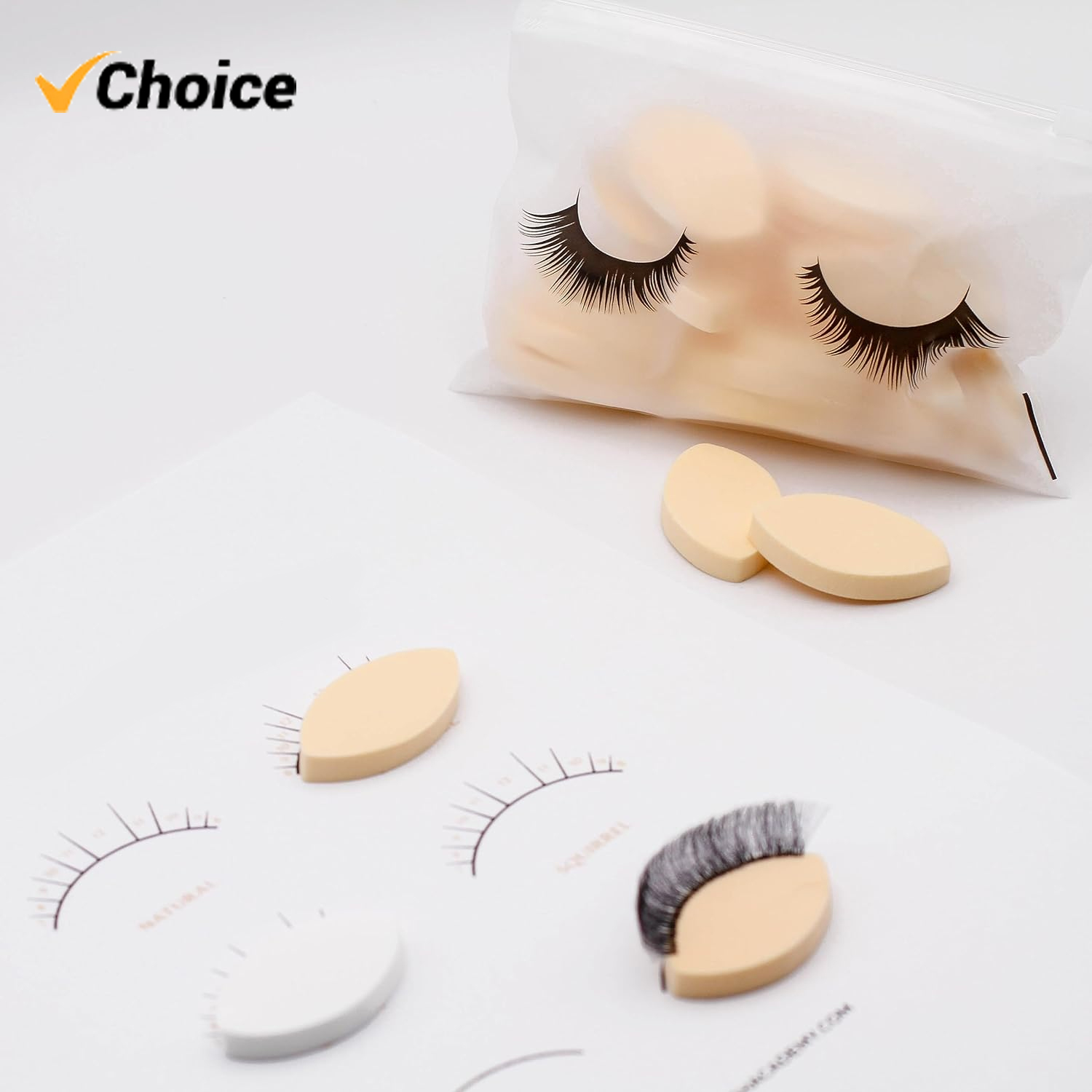 Beginner Lash Map Chart Wispy  - Eyelash Extension Aftercare ulasan dan harga