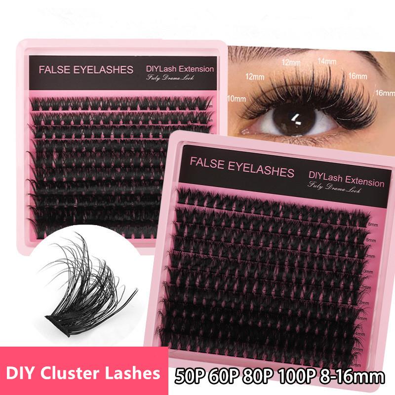 New 10Row 140 Clusters Fluffy  - Eyelash Extension Natural ulasan dan harga