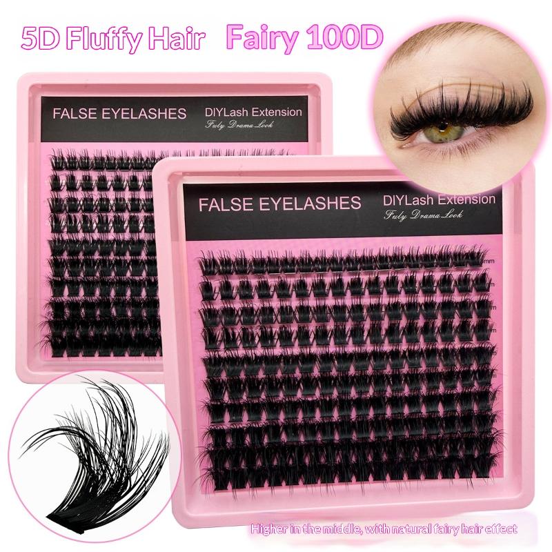 New 10Row 140 Clusters Fluffy  - Eyelash Extension Natural ulasan dan harga