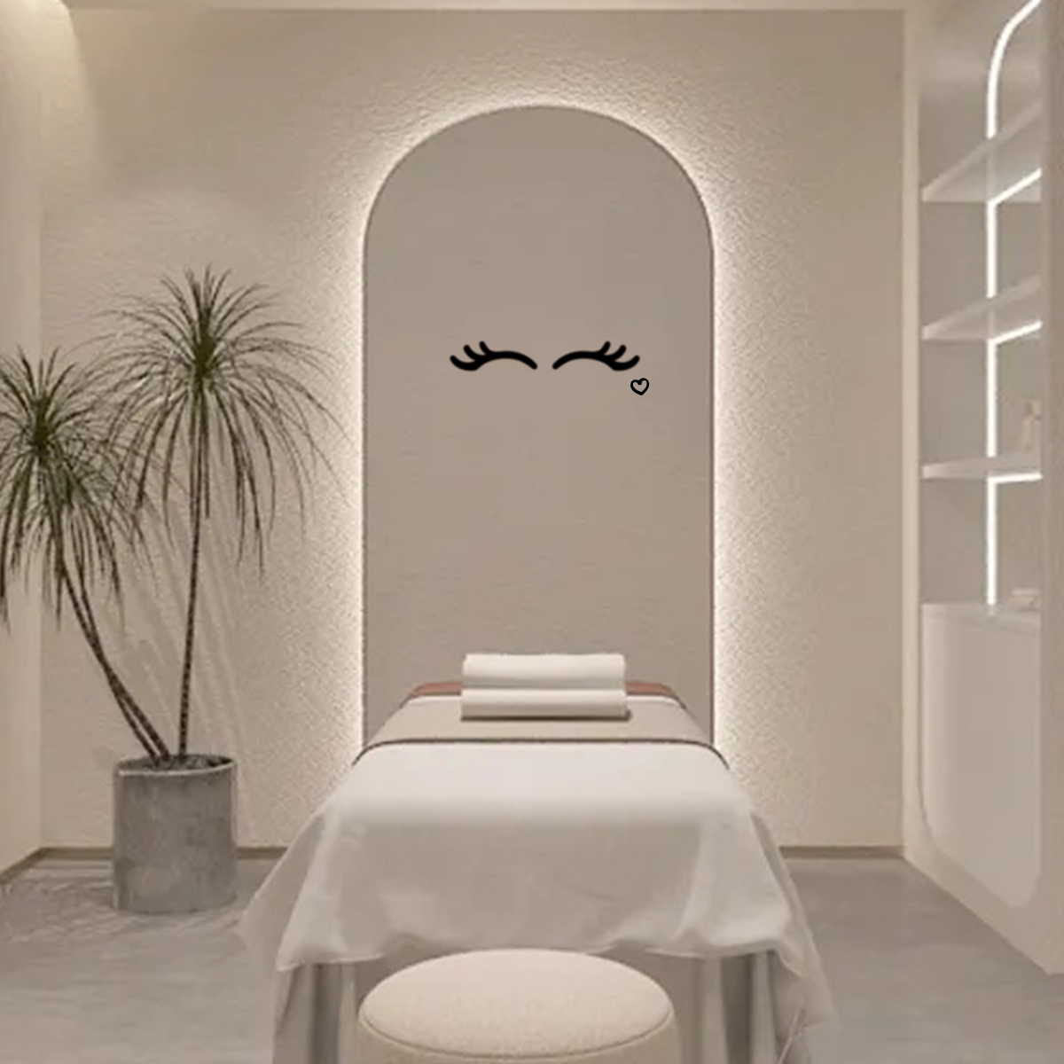 5pairs Eyelashes Wall Sticker  - Eyelash Extension Aftercare ulasan dan harga