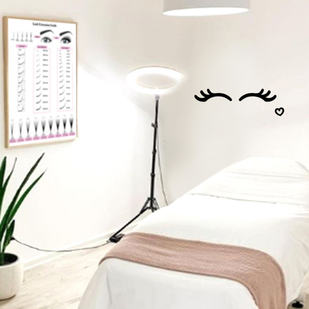 5pairs Eyelashes Wall Sticker  - Eyelash Extension Aftercare ulasan dan harga