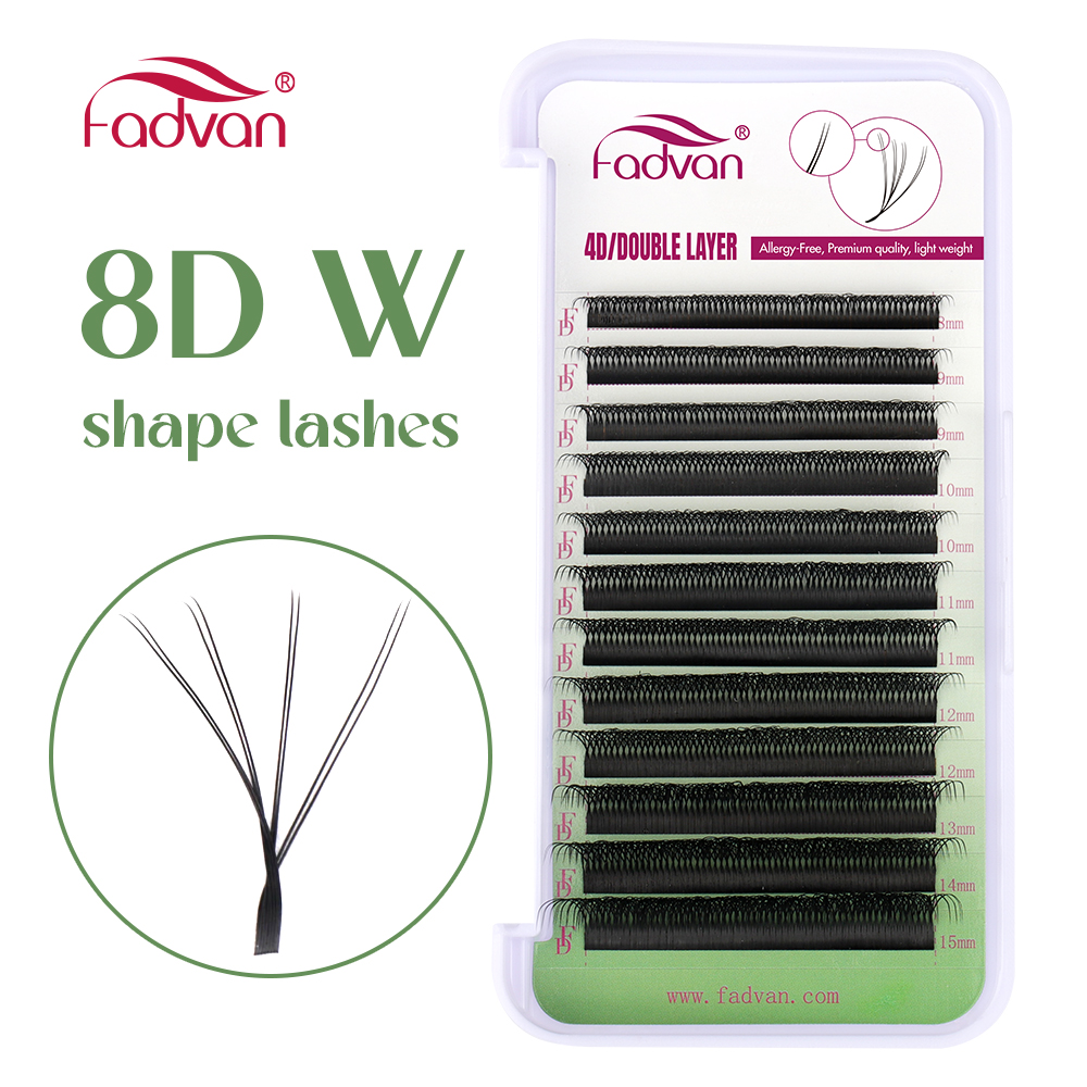 FADVAN 8D W Double Layers 4D W - Eyelash Extension Double Volume ulasan dan harga