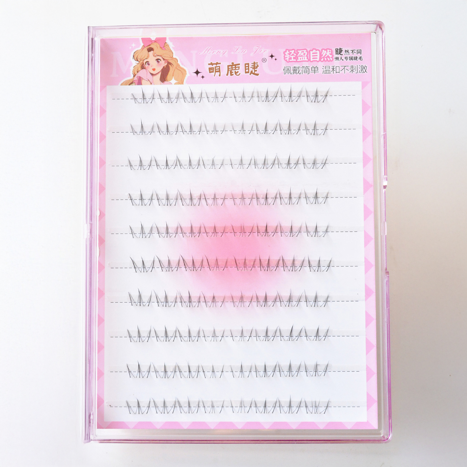 Cat's Eye Bottom Lashes Transp - Eyelash Extension Natural ulasan dan harga