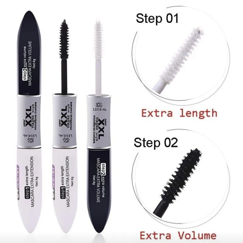 Makeup 2 IN 1 4D Silk Fiber Ey - Eyelash Extension Double Volume ulasan dan harga